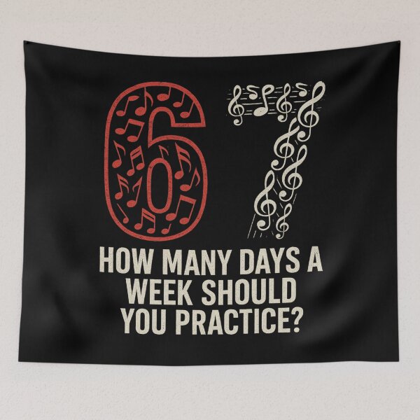 Item preview, Rock 67 Practice Meme High Contrast Music Art designed and sold by I AM BRO.