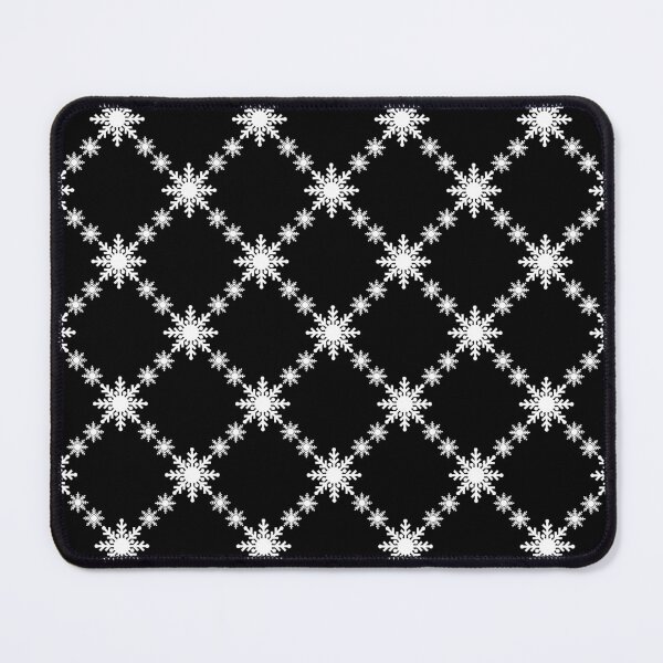 Item preview, Diagonal Snowflake Grid Pattern, white designed and sold by ZorianArt.