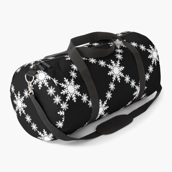 Item preview, Diagonal Snowflake Grid Pattern, white designed and sold by ZorianArt.