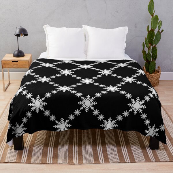 Item preview, Diagonal Snowflake Grid Pattern, white designed and sold by ZorianArt.