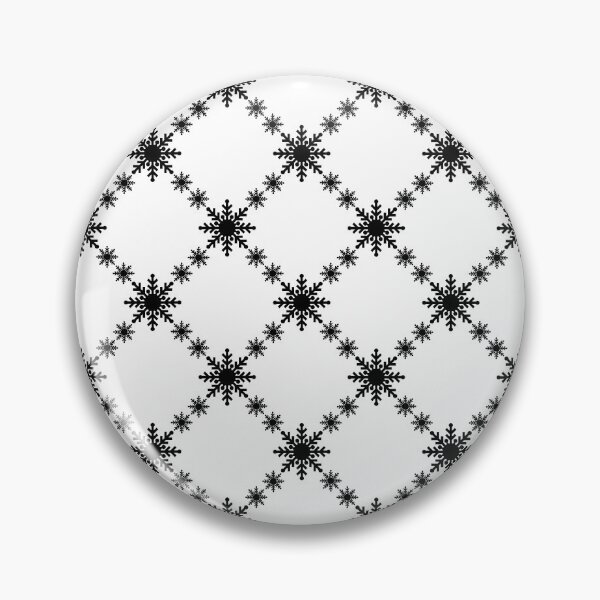 Item preview, Diagonal Snowflake Grid Pattern, black designed and sold by ZorianArt.