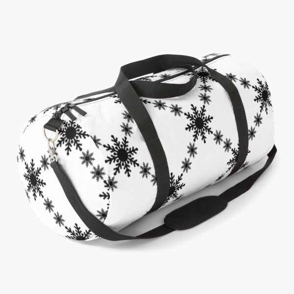 Item preview, Diagonal Snowflake Grid Pattern, black designed and sold by ZorianArt.