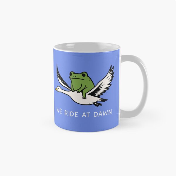 Item preview, We Ride at Dawn - Funny Frog and Goose 2 designed and sold by msmeylin.