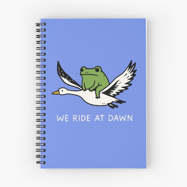 Item preview, We Ride at Dawn - Funny Frog and Goose 2 designed and sold by msmeylin.