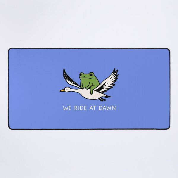 Item preview, We Ride at Dawn - Funny Frog and Goose 2 designed and sold by msmeylin.
