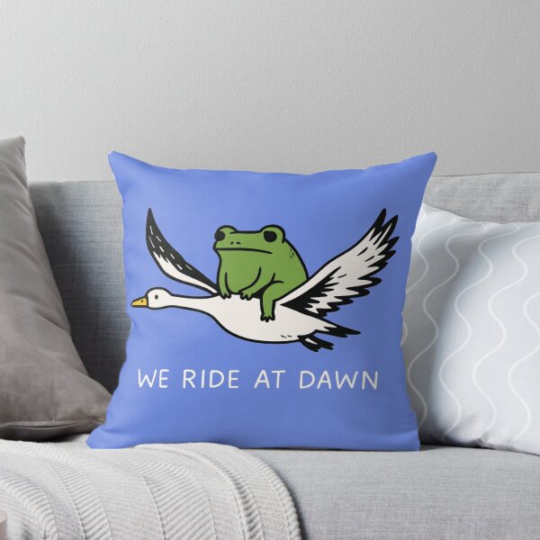 Item preview, We Ride at Dawn - Funny Frog and Goose 2 designed and sold by msmeylin.
