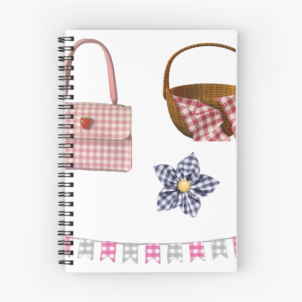 Aperçu de l'œuvre Pack d'autocollants mignons à carreaux vichy pour journaling créée et vendue par Letsgonjdevils0.