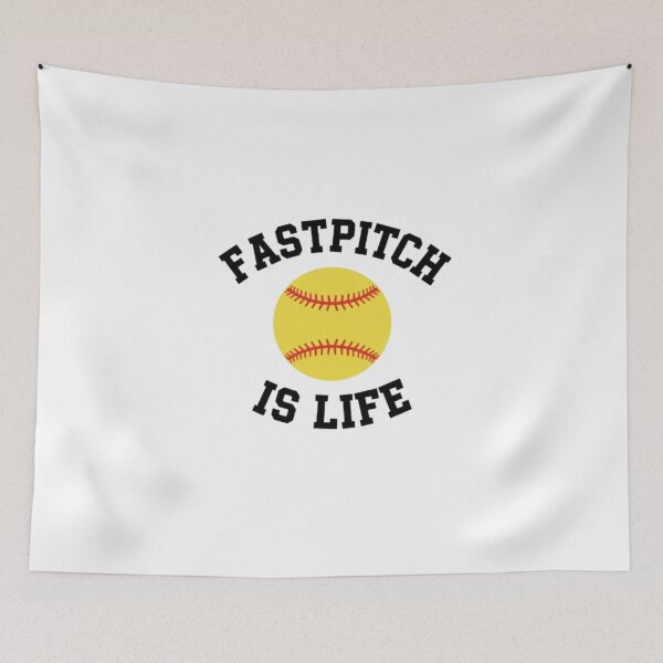 Item preview, Fastpitch Is Life WB designed and sold by TiffanyTTees.