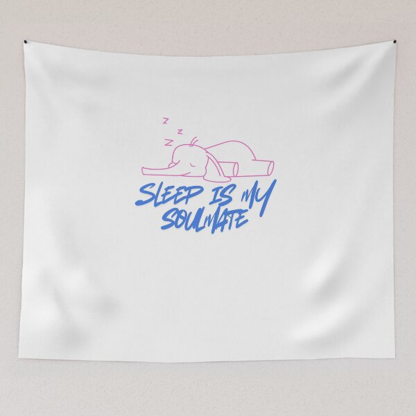 Item preview, Sleep Is My True Soulmate playful quote designed and sold by SloganSauce.