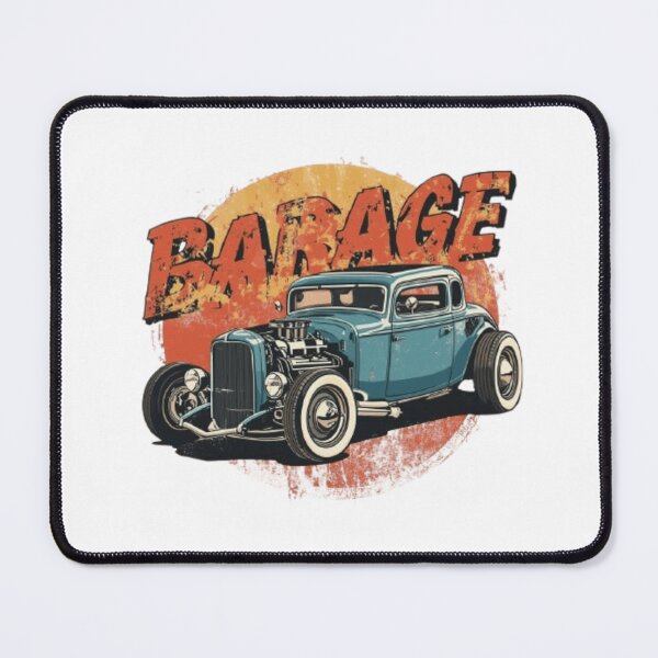 Item preview, Hot Rod Classic – Retro Garage Artwork designed and sold by mari0n980.