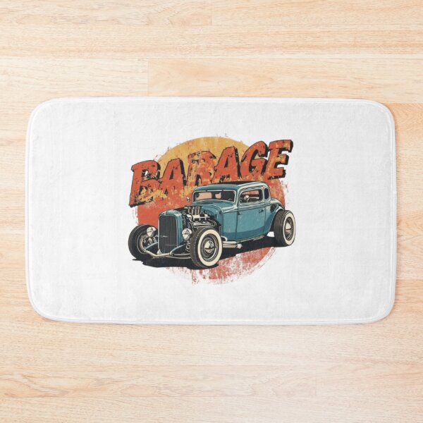 Item preview, Hot Rod Classic – Retro Garage Artwork designed and sold by mari0n980.