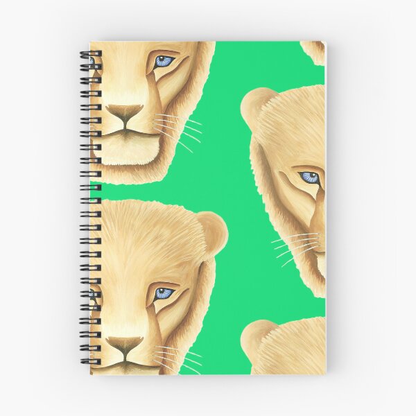 Item preview, Lion head portrait design green background big cat unique gift present artwork designed and sold by Arniesart85.