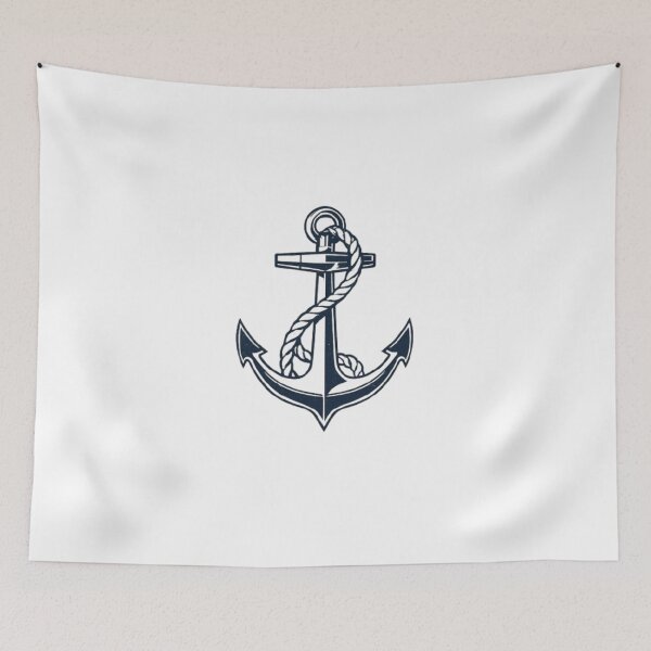 Item preview, Nautical Anchor Emblem – Maritime Vintage Design designed and sold by mari0n980.