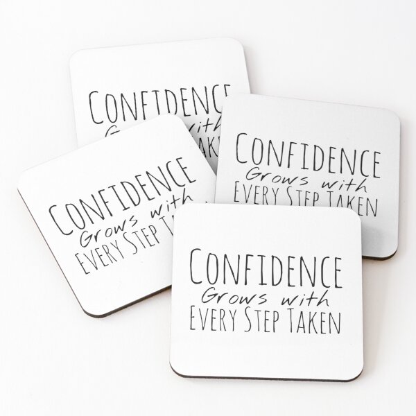 Item preview, Confidence Grows with Every Step Taken – Empowerment Affirmation designed and sold by Camila  Ardila.
