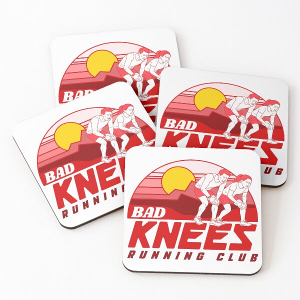 Item preview, Bad Knees Running Club - Funny Aging Runner Joke designed and sold by ourkid.