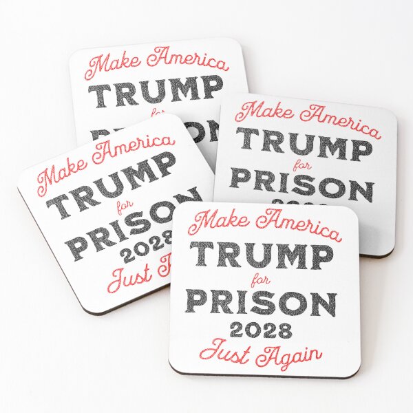 Item preview, Trump for Prison 2028 – Make America Just Again Parody Design designed and sold by Artichoke Press.
