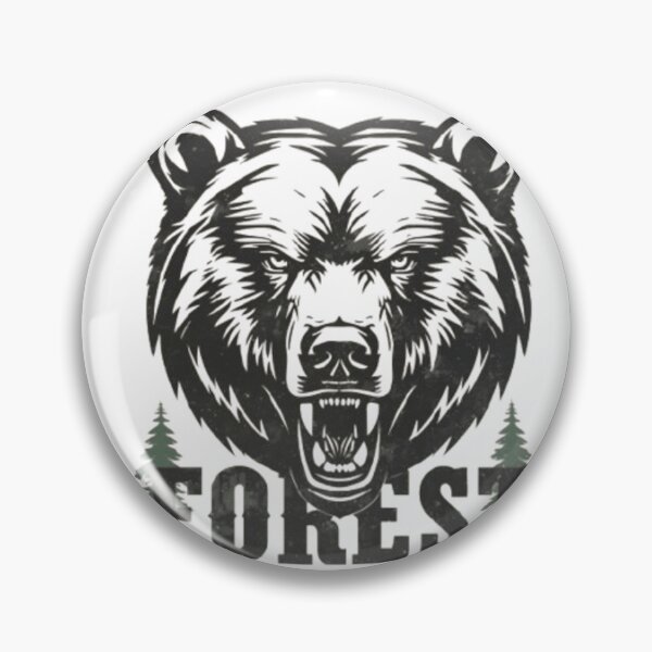 Item preview, Wild Bear Head – Forest Vintage Print designed and sold by mari0n980.