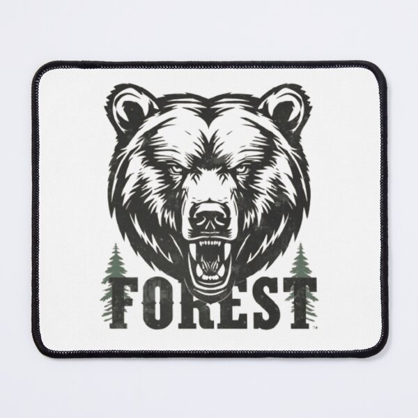 Item preview, Wild Bear Head – Forest Vintage Print designed and sold by mari0n980.