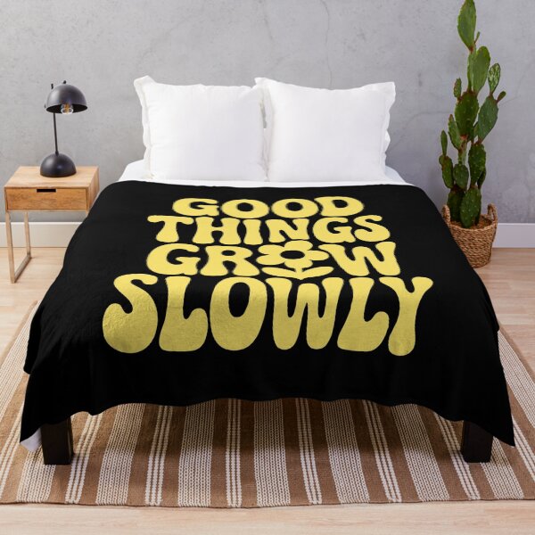 Item preview, Good Things Grow Slowly ,Growth Mindset Quote designed and sold by CloudyPress.