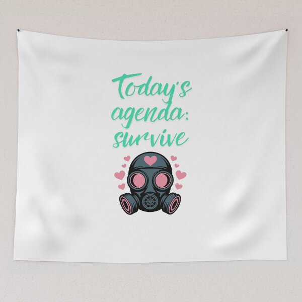 Item preview, Today’s Agenda: Simply Survive designed and sold by SloganSauce.