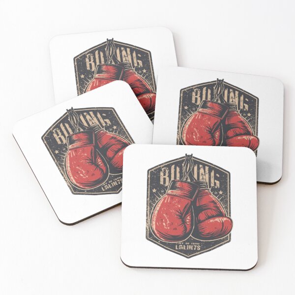 Item preview, Old-School Boxing Gloves – Vintage Emblem designed and sold by mari0n980.