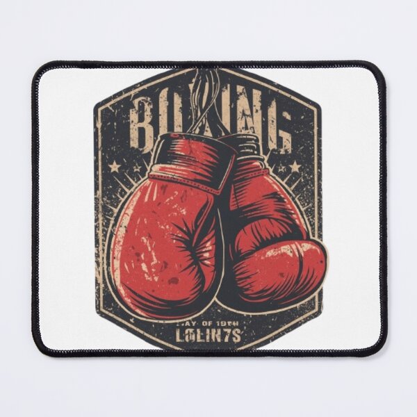 Item preview, Old-School Boxing Gloves – Vintage Emblem designed and sold by mari0n980.