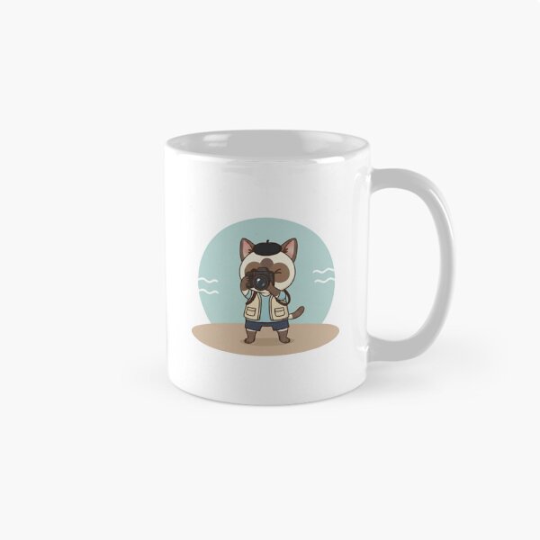 Item preview, Photographer Siamese Cat with Camera | Cute Wildlife Photo Kitty designed and sold by CutePetss.