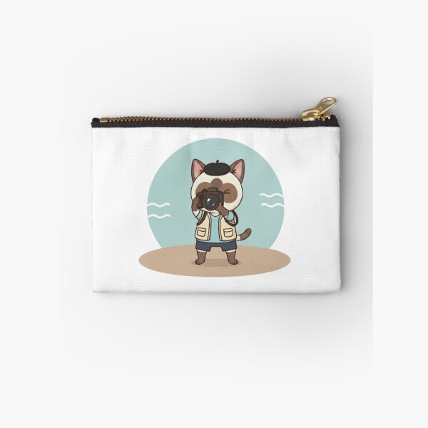 Item preview, Photographer Siamese Cat with Camera | Cute Wildlife Photo Kitty designed and sold by CutePetss.