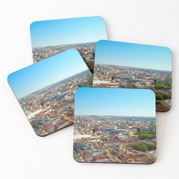 Item preview, Madrid's Vibrant Rooftops: Panoramic City View designed and sold by Clavivs.