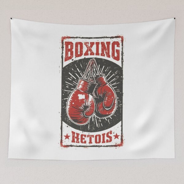 Item preview, Old-School Boxing Gloves – Vintage Emblem designed and sold by mari0n980.