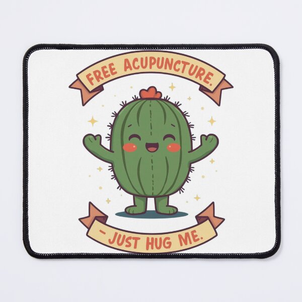 Item preview, Acupuncture Cactus, Gift For An Acupuncturist " Free Acupunture, Just Hug Me" designed and sold by sz0g0.