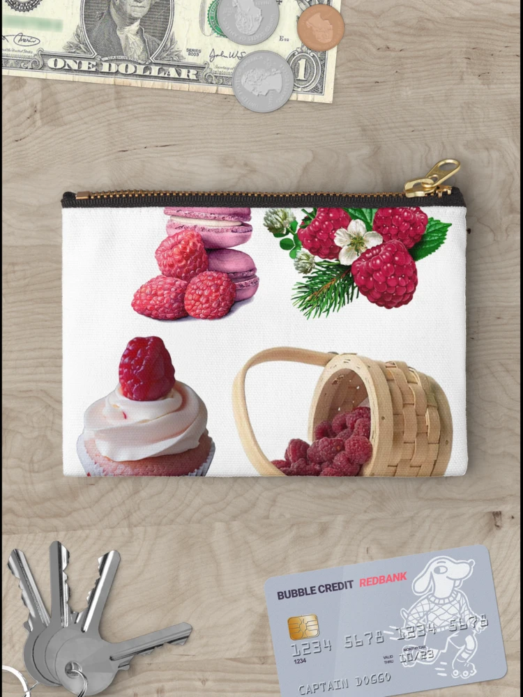 Thumbnail 3 of 4, Zipper Pouch, Raspberry Sticker Pack designed and sold by Letsgonjdevils0.