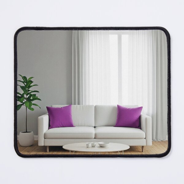 Item preview, Elegant Minimalist Living Room with Purple Accents designed and sold by Clavivs.