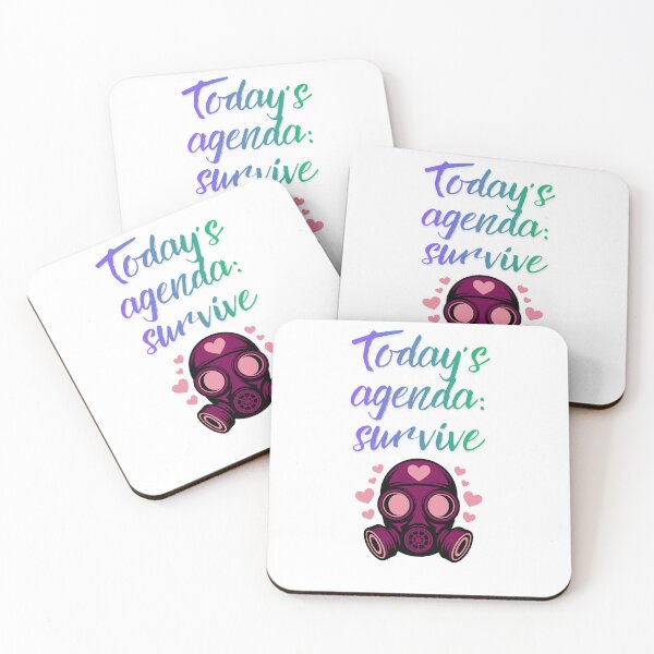Item preview, Today’s Agenda: Survive designed and sold by SloganSauce.