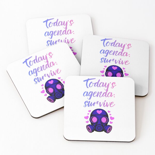 Item preview, Today’s Agenda: Survive Quote designed and sold by SloganSauce.