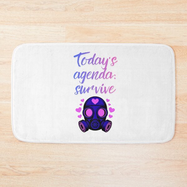 Item preview, Today’s Agenda: Survive Quote designed and sold by SloganSauce.