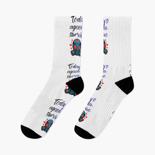 Item preview, Today’s Agenda: Simply Survive Fun quote designed and sold by SloganSauce.