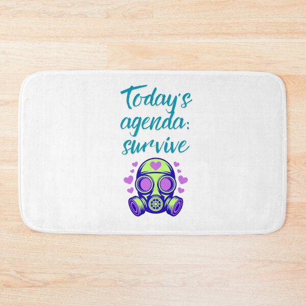 Item preview, Today’s Agenda: Survive Cool quote designed and sold by SloganSauce.