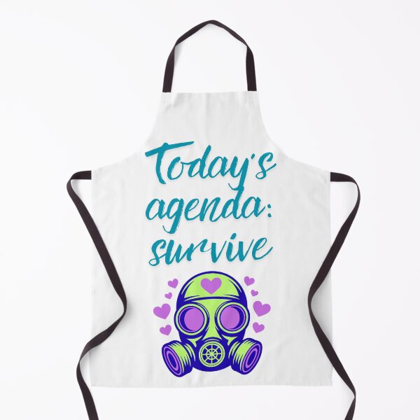 Item preview, Today’s Agenda: Survive Cool quote designed and sold by SloganSauce.