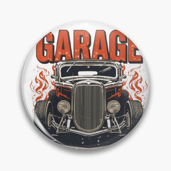 Item preview, Hot Rod Classic – Retro Garage Artwork designed and sold by mari0n980.