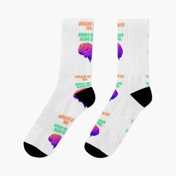 Item preview, Brain Says No, Body Agrees fun quote designed and sold by SloganSauce.