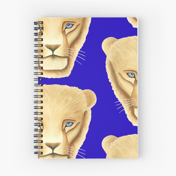 Item preview, Lion head portrait design navy blue background big cat unique gift present artwork designed and sold by Arniesart85.