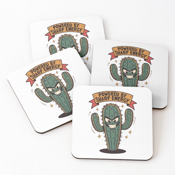 Item preview, Acupuncture Cactus, Gift For An Acupuncturist "Powered By Sharp Energy" designed and sold by sz0g0.