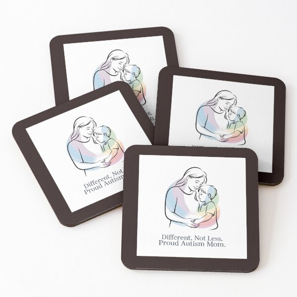 Artikelvorschau, Anders, nicht weniger. Stolze Mutter eines autistischen Kindes. entworfen und verkauft von Viktorio Art Shop.