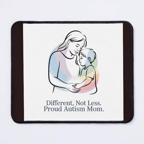 Artikelvorschau, Anders, nicht weniger. Stolze Mutter eines autistischen Kindes. entworfen und verkauft von Viktorio Art Shop.