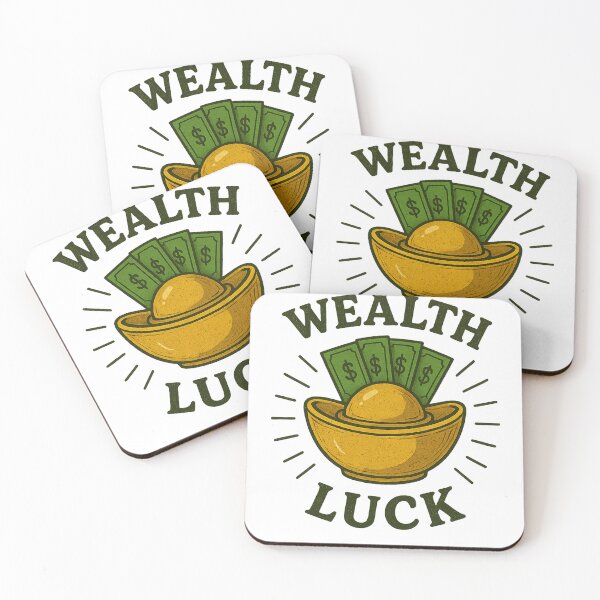 Item preview, Golden Wealth Luck Prosperity Money Symbol designed and sold by HiteshArt111.