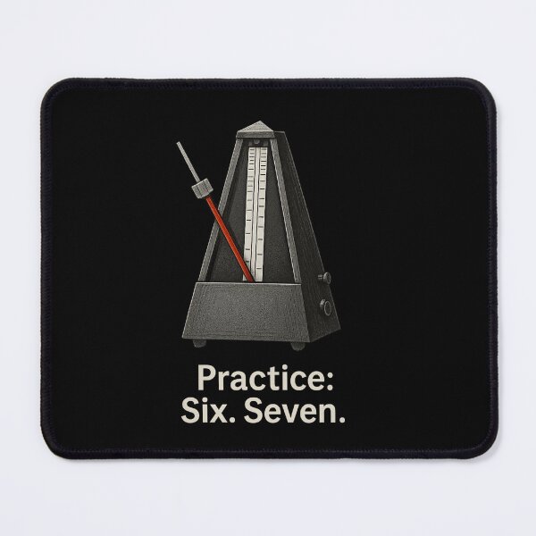 Item preview, Metronome Practice Six Seven Music Teacher Humor designed and sold by I AM BRO.