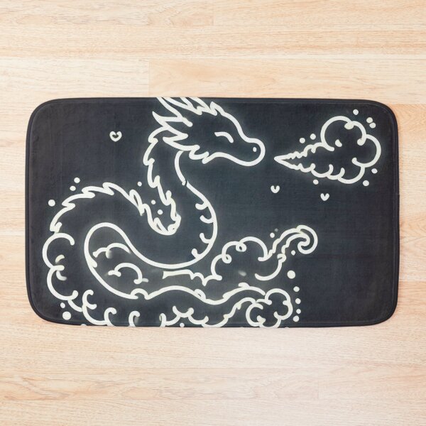 Item preview, Cute Neon Dragon Cloud Kawaii Line Art designed and sold by BigBlueArt.