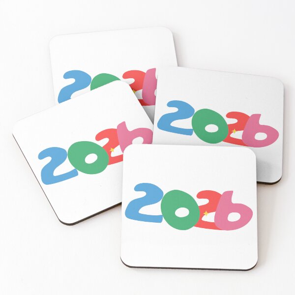 Item preview, Cute Colorful 2026 – Playful New Year Typography Design designed and sold by GlitchGameStudio.