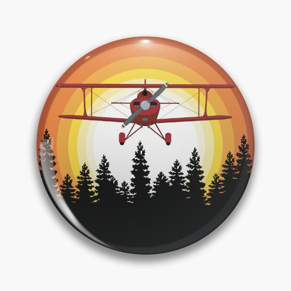 Item preview, Pitts Biplane Flying in Sunset Sky Aviation Design designed and sold by skye-studio.
